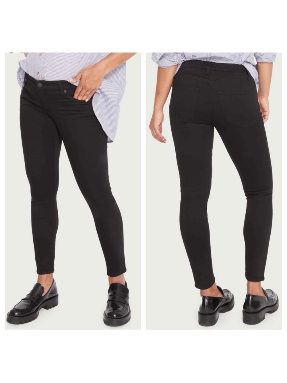 Hatch Black Under The Belly The Slim Maternity Jean Size 26 NWT - Picture 2 of 9